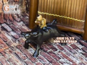 Tượng chú tiểu cưỡi trâu 10cm
