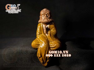 Tượng Đạt Ma Tư Tổ, cao 14cm