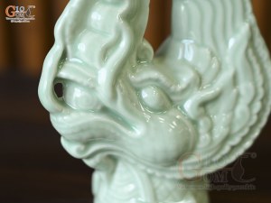 Tượng đầu rồng thời Lý cao 16cm