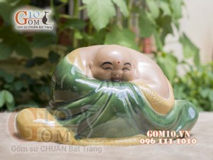 Tượng Di Lạc no đủ, cao 20cm