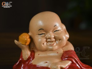 Tượng gốm Chú Tiểu Chiêu Tài cao 7,5cm (Màu ngẫu nhiên)