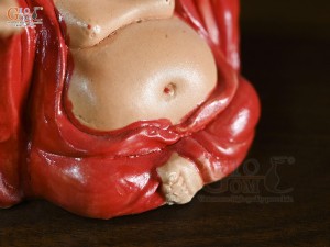 Tượng gốm Di Lạc Đón Phúc cao 10,5cm (Màu ngẫu nhiên)