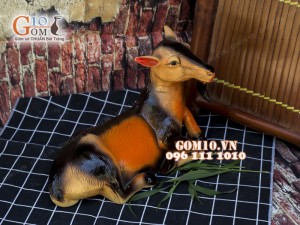 Tượng gốm hình 2 chú Cừu 29cm