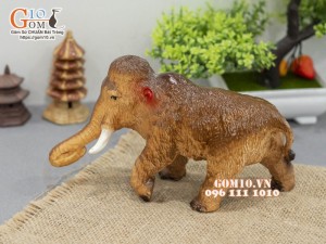 Tượng gốm hình chú Voi, dài 20cm