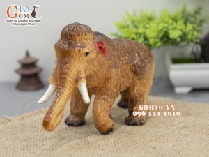 Tượng gốm hình chú Voi, dài 20cm