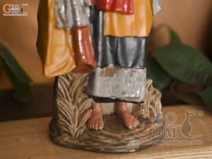 Tượng gốm thầy Thích Minh Tuệ, cao 27cm