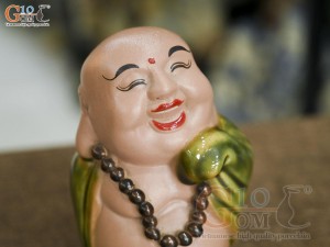 Tượng hoan hỷ men ngọc, cao 16cm (Mẫu 02)