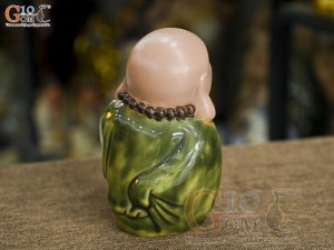 Tượng hoan hỷ men ngọc, cao 16cm (Mẫu 02)