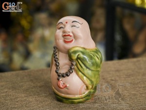 Tượng hoan hỷ men ngọc, cao 16cm (Mẫu 02)