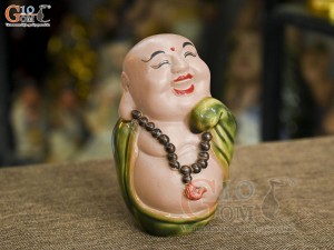 Tượng hoan hỷ men ngọc, cao 16cm (Mẫu 02)