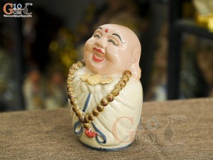Tượng hoan hỷ men rạn, cao 16cm (Mẫu 03)
