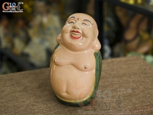 Tượng hoan hỷ men ngọc, cao 19cm (Mẫu 01)