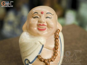 Tượng hoan hỷ men rạn, cao 16cm (Mẫu 02)