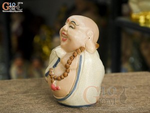 Tượng hoan hỷ men rạn, cao 16cm (Mẫu 02)