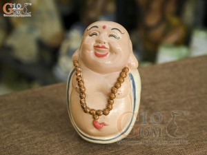 Tượng hoan hỷ men rạn, cao 16cm (Mẫu 04)