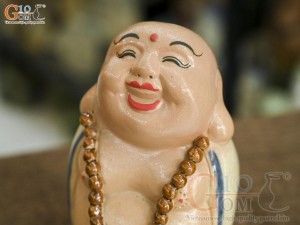 Tượng hoan hỷ men rạn, cao 16cm (Mẫu 04)