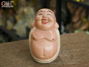 Tượng hoan hỷ men rạn, cao 19cm (Mẫu 01)
