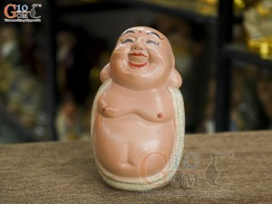 Tượng hoan hỷ men rạn, cao 19cm (Mẫu 01)