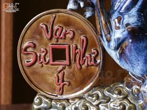 Tượng linh vật Mã Đáo Thành Công-Vạn Sự Như Ý, cao 34cm