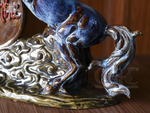 Tượng linh vật Mã Đáo Thành Công-Vạn Sự Như Ý, cao 34cm