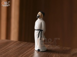 Tượng Lý Bạch áo trắng, cao 8cm
