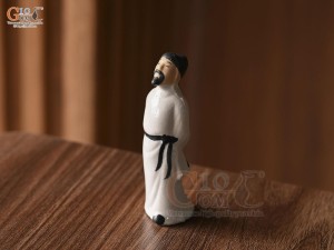 Tượng Lý Bạch áo trắng, cao 8cm