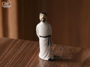 Tượng Lý Bạch áo trắng, cao 8cm