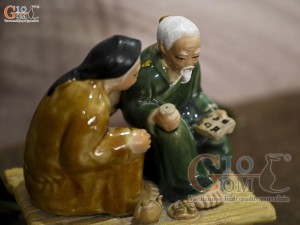 Tượng ông bà tâm đầu ý hợp, 15cm