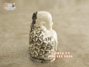 Tượng Ông Thọ chúc phúc, cao 13cm 