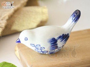 Tượng sứ decor dáng Chim, cao 8cm