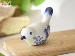 Tượng sứ decor dáng Chim, cao 8cm