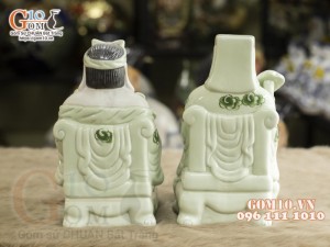 Tượng Thần Tài - Thổ Địa men ngọc cao 22cm