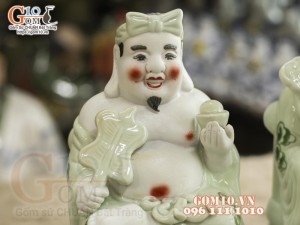 Tượng Thần Tài - Thổ Địa men ngọc cao 22cm