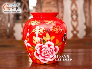 Vò tròn vẽ hoa hồng