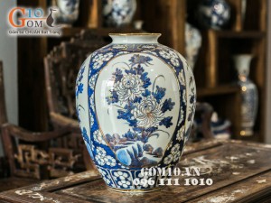 Vò tứ cảnh vàng kim 40cm